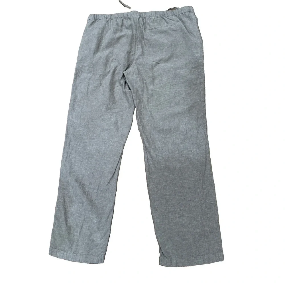 H&M Relaxed Linen & cotton Drawstring Pants Men's Size XL
